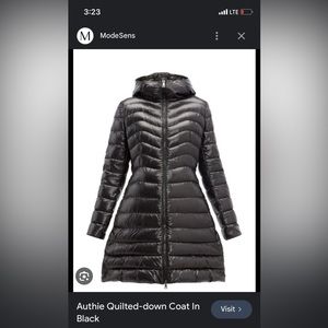 Moncler authie coat size 1